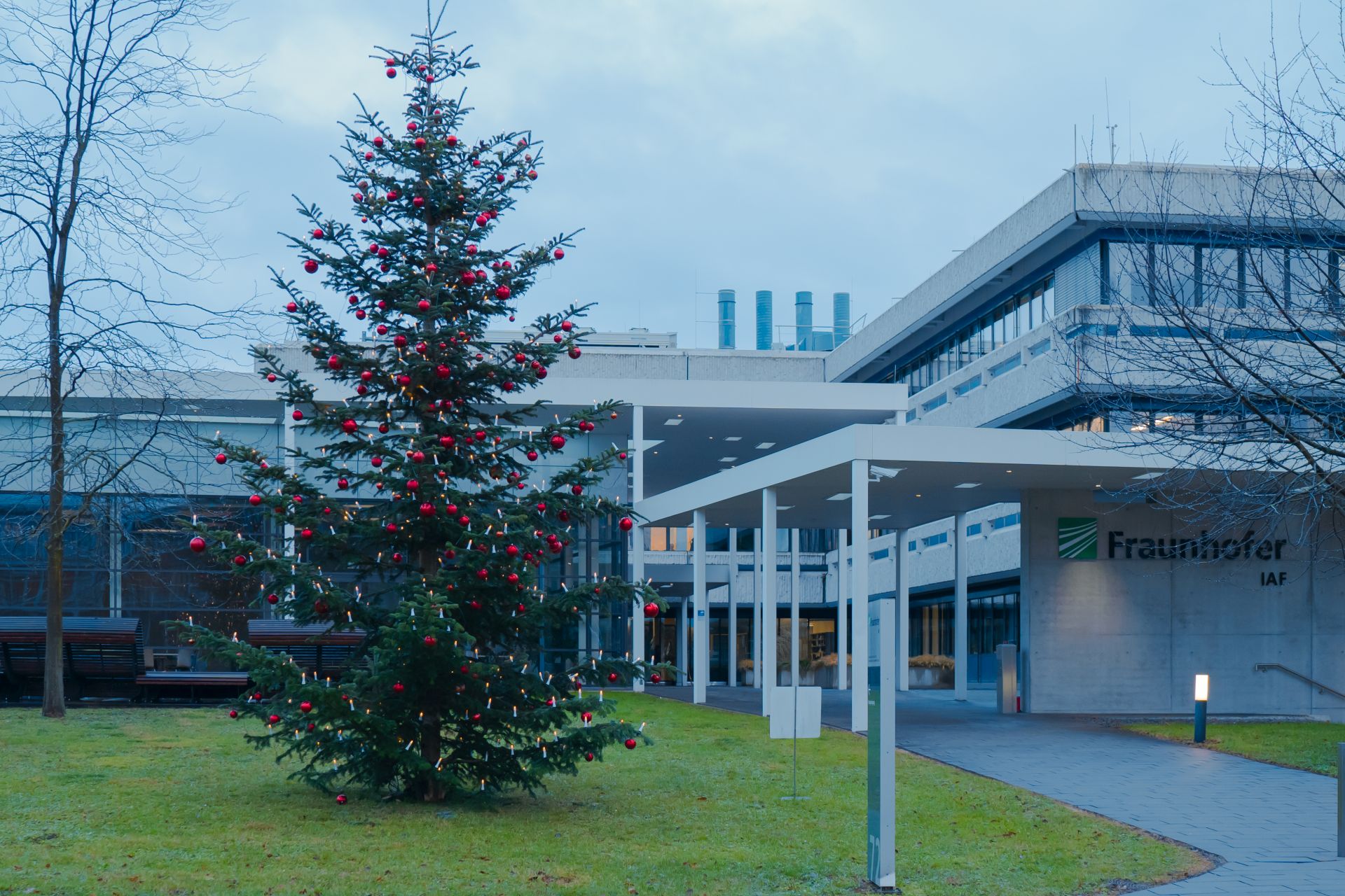Weihnachtsbaum des Fraunhofer IAF in 2023