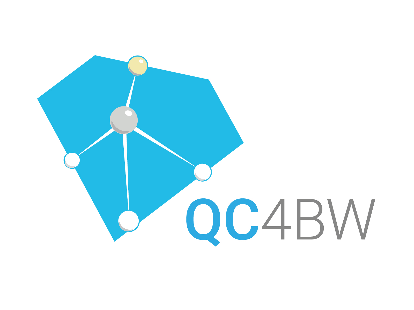 Logo des Projekts QC4BW koordiniert vom Fraunhofer IAF