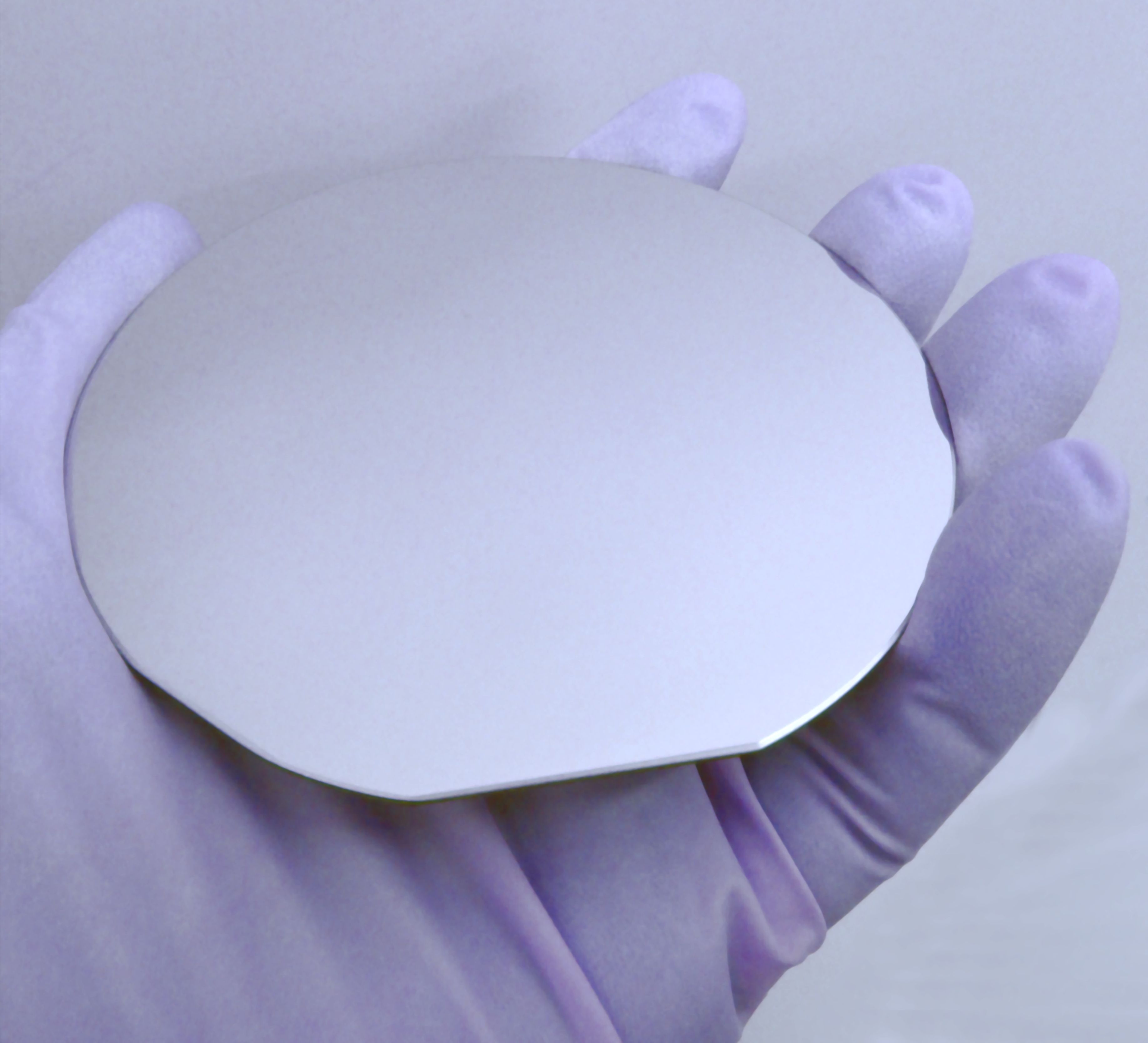 4-inch iridium (111) epitaxial wafer grown on an aluminum nitride/silicon substrate