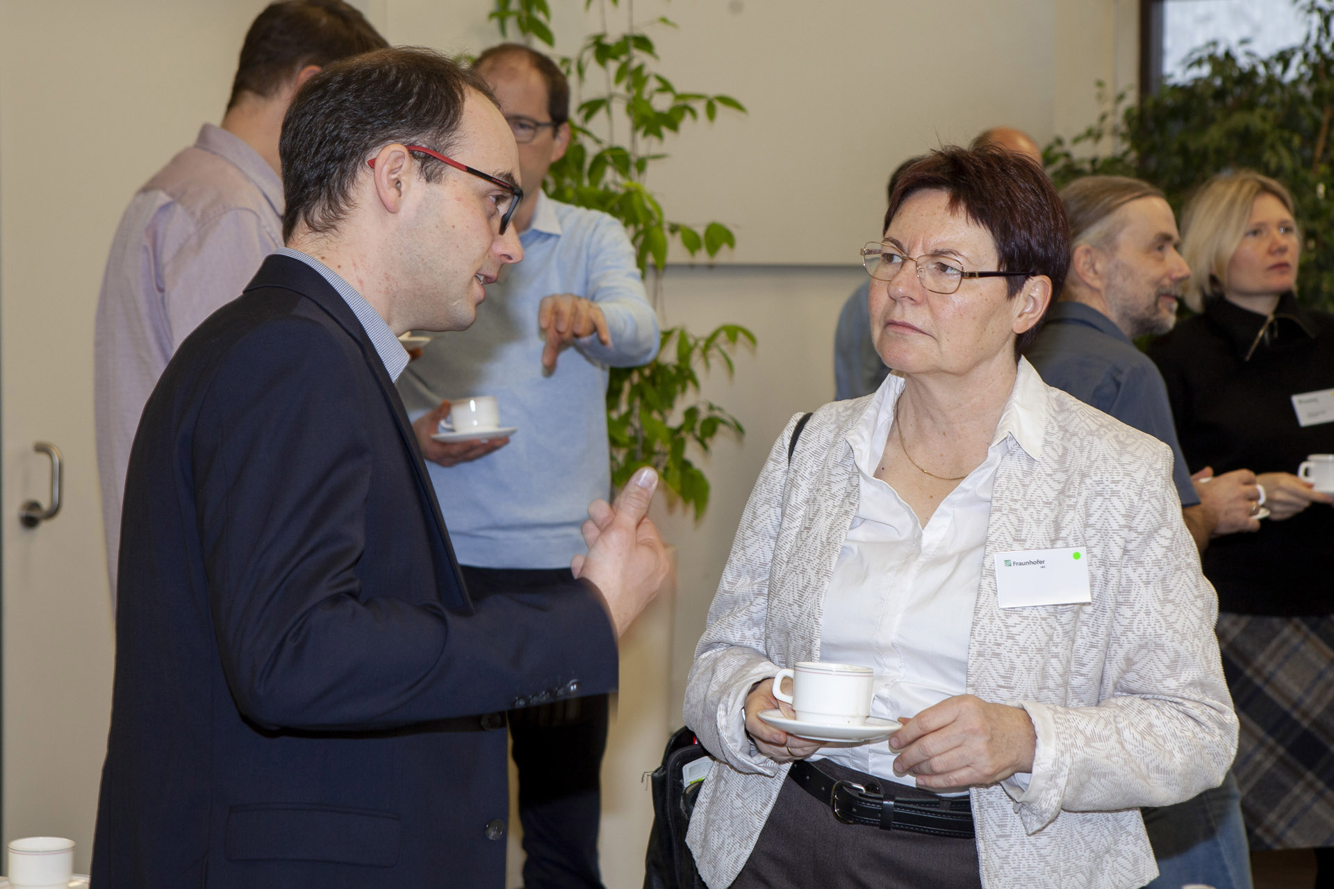 Discussion at the workshop Quantum Computing at Fraunhofer IAF