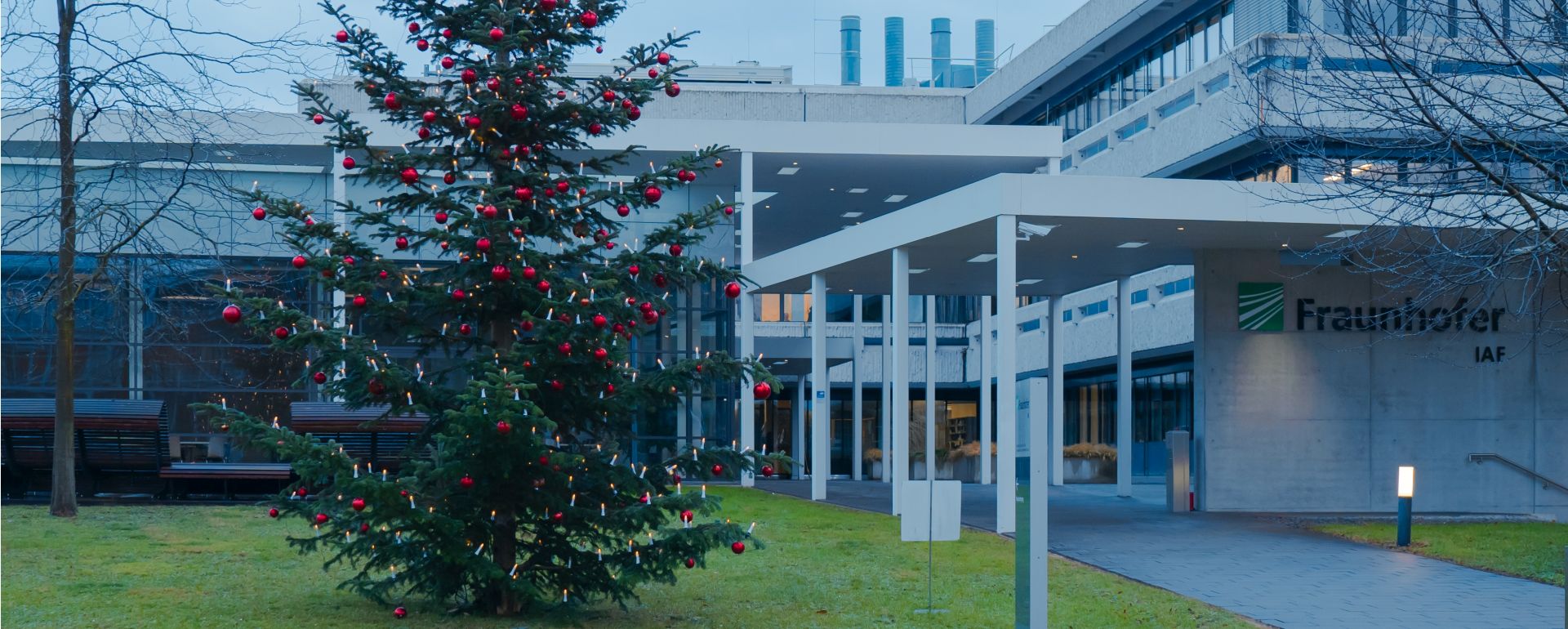Christmas tree of the Fraunhofer IAF in 2023