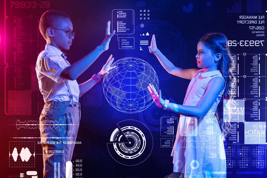 Through 3D projection and holography a perfect immersion into the environment of the communication partner could be achieved. 