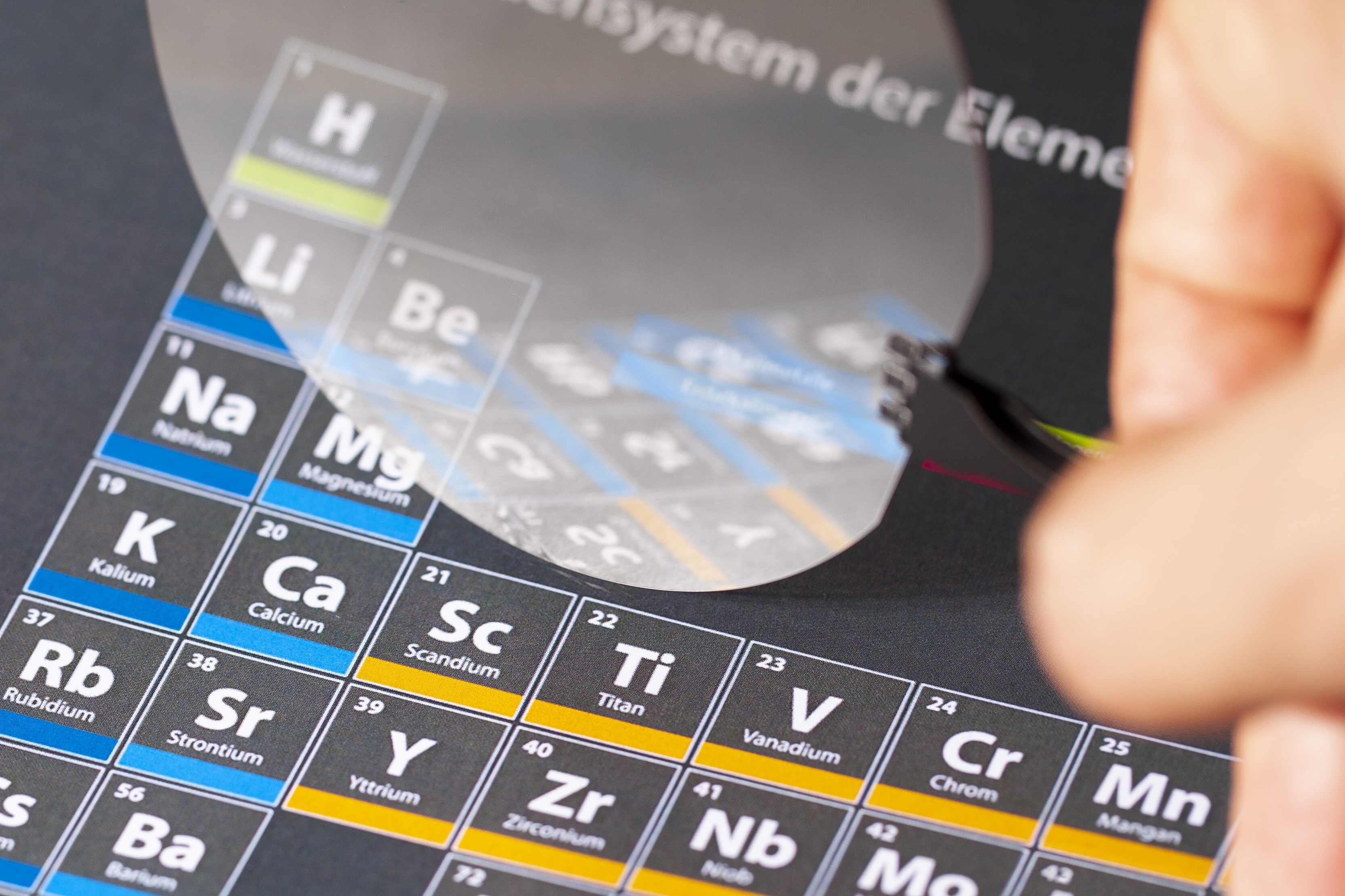 AlScN wafer The AlScN layers have a very high crystal quality and the right amount of scandium, with which the scientists want to develop the next generation of electronic power transistors.